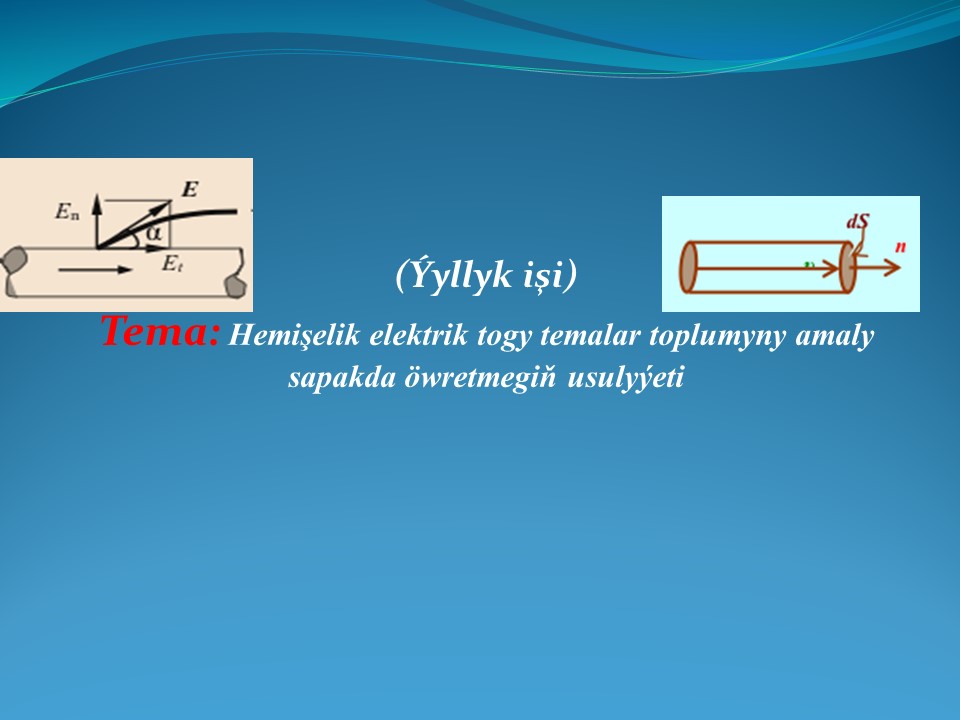 Hemişelik elektrik togy temalar toplumyny amaly sapakda...